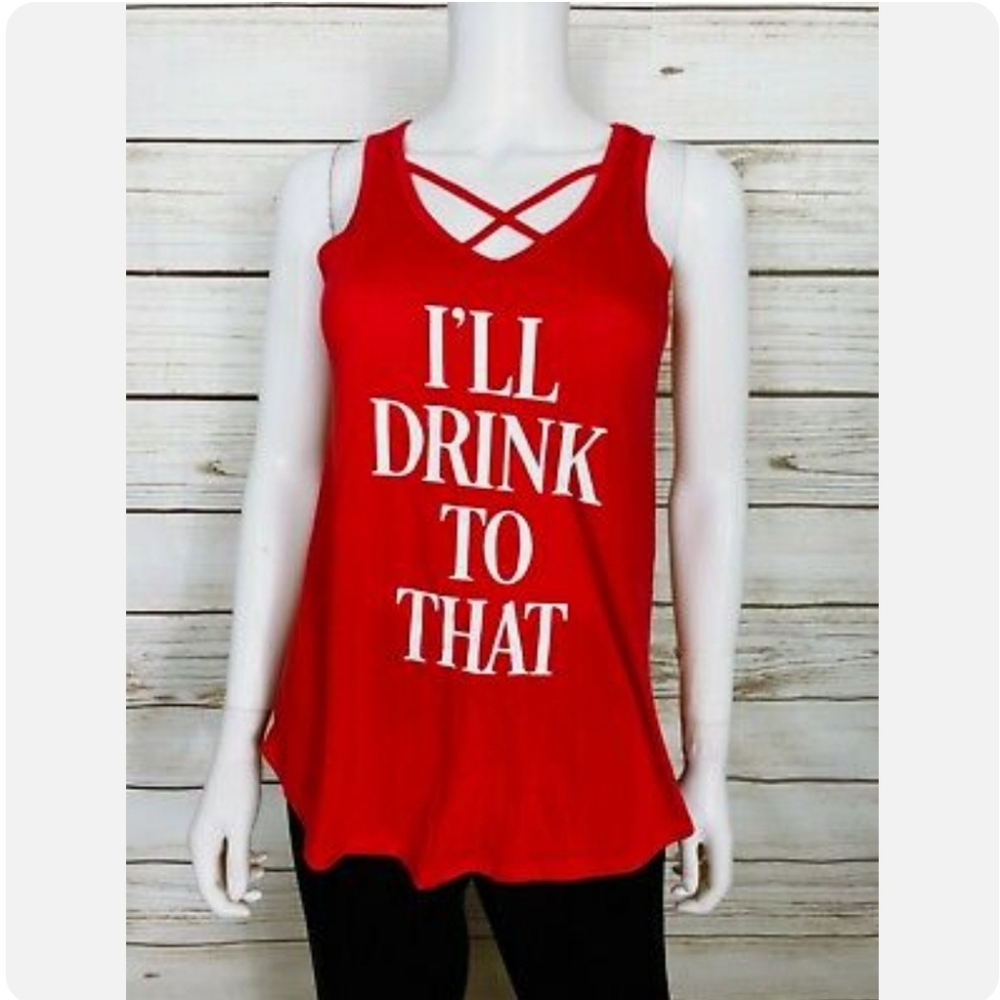 Fourth of July Tank! ❤️ Grayson Threads "I'll Drink To That" Graphic Tank